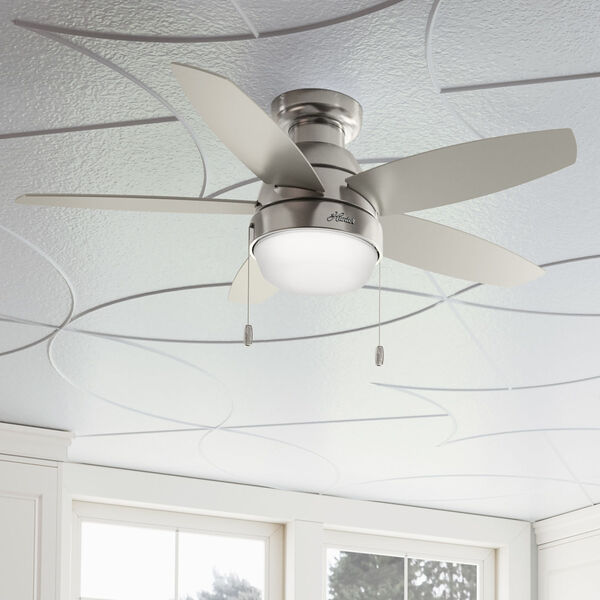 Lilliana Brushed Nickel 44-Inch Two-Light LED Ceiling Fan, image 6