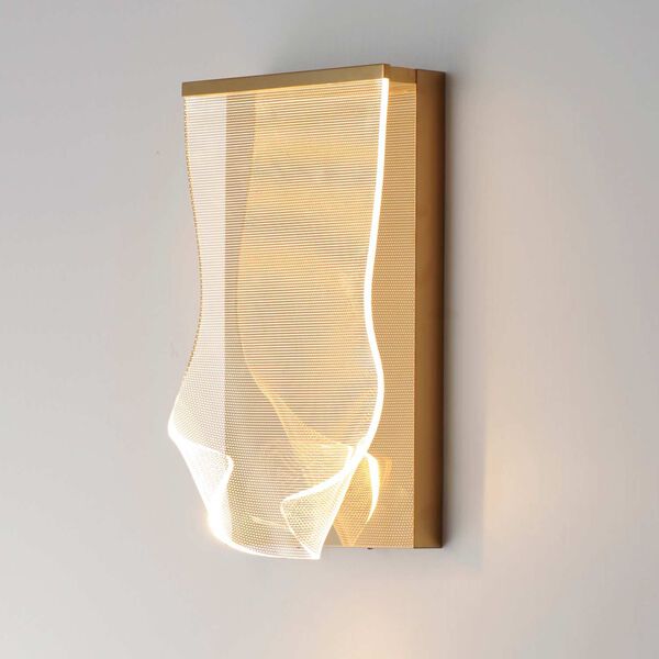 Rinkle French Gold LED Wall Sconce, image 4