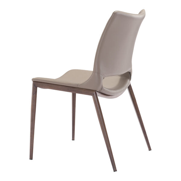 Ace Gray and Dark Brown Dining Chair, Set of Two, image 6
