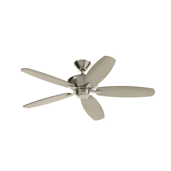Renew ES Brushed Stainless Steel 52-Inch Ceiling Fan, image 1