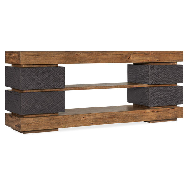 Big Sky Charcoal and Vintage Natural Entertainment Console, image 1