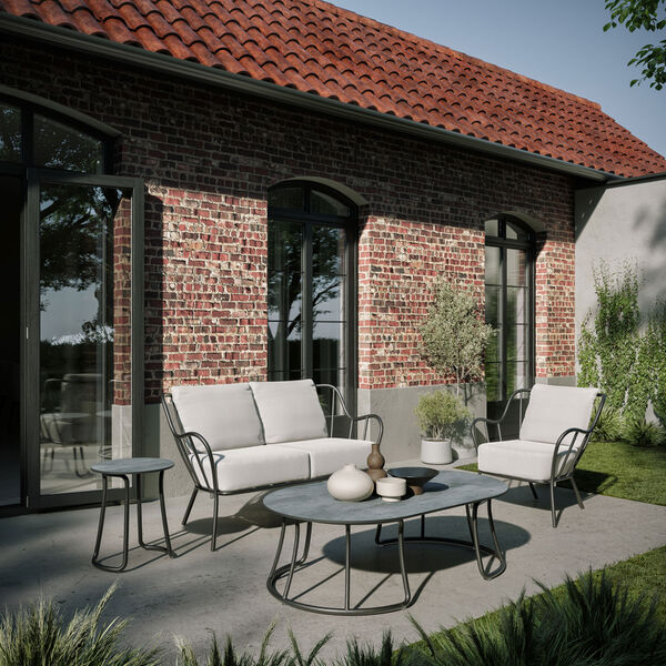 Malti Carbon Outdoor Furniture Set, Four-Piece, image 2
