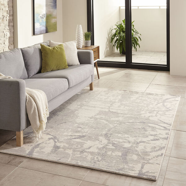Illusions Gray Rectangular: 7 Ft. 6 In. x 9 Ft. 6 In. Rug, image 2
