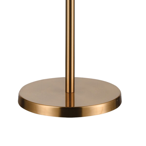 Aged Brass Six-Light Floor Lamp, image 4