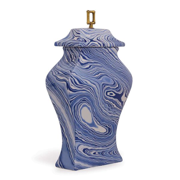 Arctic Blue Decorative Jar, image 3