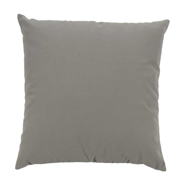 Eclipse Pewter and Stone 24 x 24 Inch Pillow with Knife Edge, image 2
