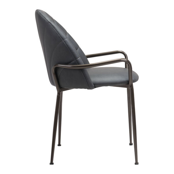 Kurt Gray and Brown Dining Chair, image 3