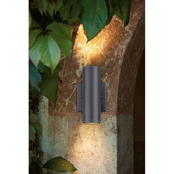 Riga Silver Two-Light Outdoor Wall Sconce, image 2