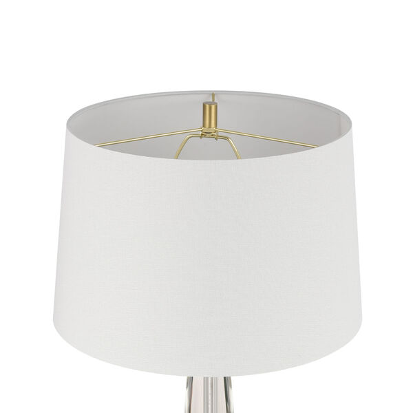 Bodil Clear and Brass 31-Inch One-Light Table Lamp, image 3