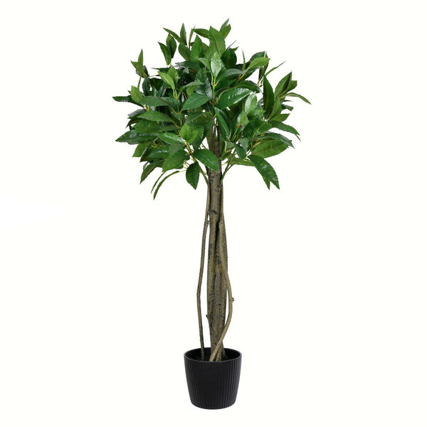 Green Potted Bay Leaf Topiary with 252 Leaves, image 1