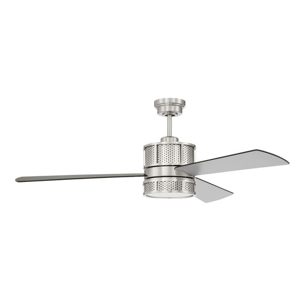 Morrison Brushed Polished Nickel 52-Inch LED Ceiling Fan, image 1