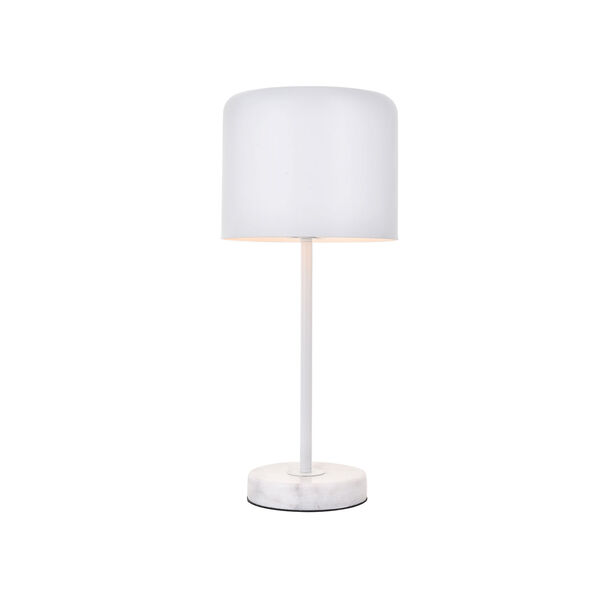Exemplar White Nine-Inch One-Light Table Lamp, image 6
