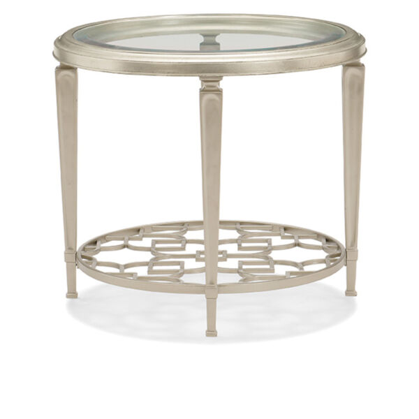 Classic Silver Social Circle End Table, image 6