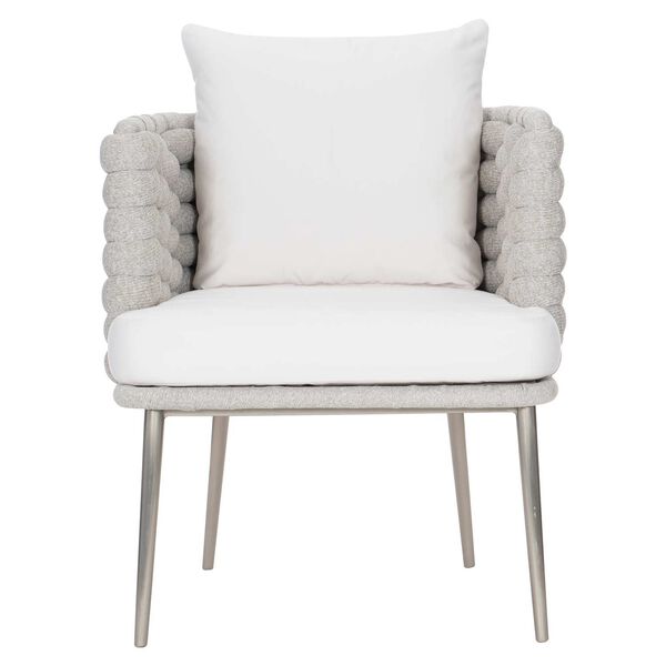 Santa Cruz Nordic Gray Silver Mist Outdoor Arm Chair, image 3