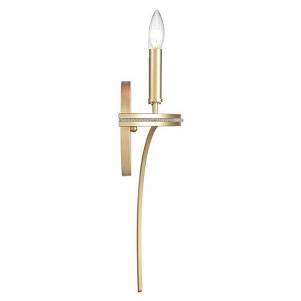 Noura Champagne Gold Two-Light Wall Sconce, image 4