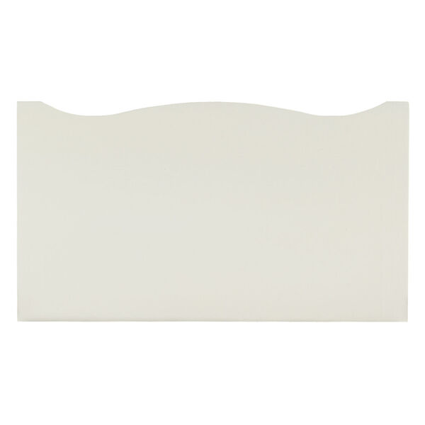 Serenity Textured Shell White Antigua Three Drawer Nightstand, image 4