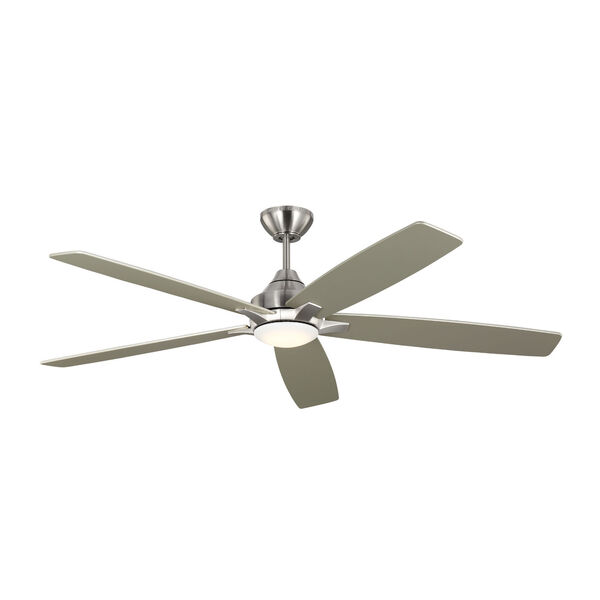 Lowden 60-Inch Indoor/Outdoor Integrated LED Ceiling Fan with Light Kit, Remote Control and Reversible Motor, image 1