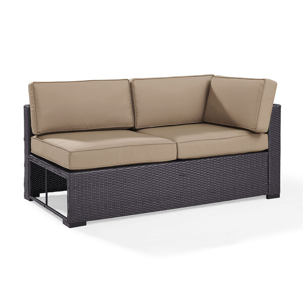 Biscayne Loveseat With Int. Arm With Mocha Cushions, image 4