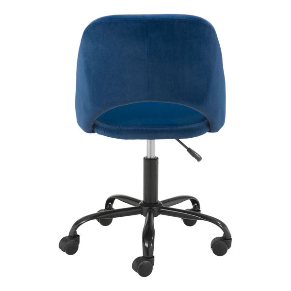 Treibh Blue and Black Office Chair, image 5