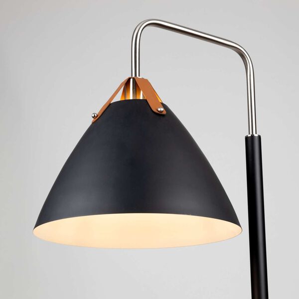 Tote Black Brass LED Floor Lamp, image 3