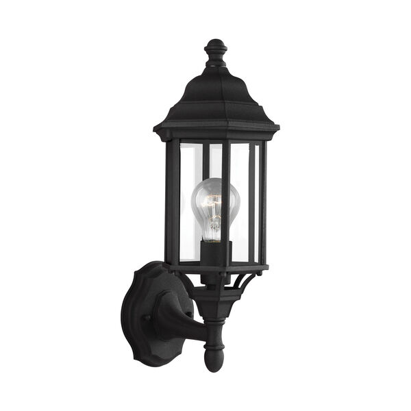 Sevier Black 6.5-Inch One-Light Outdoor Wall Lantern, image 1