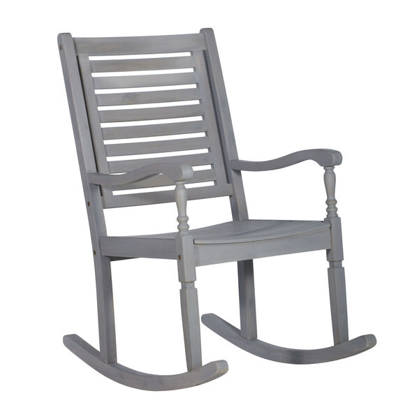 Gray Patio Rocking Chair, image 2