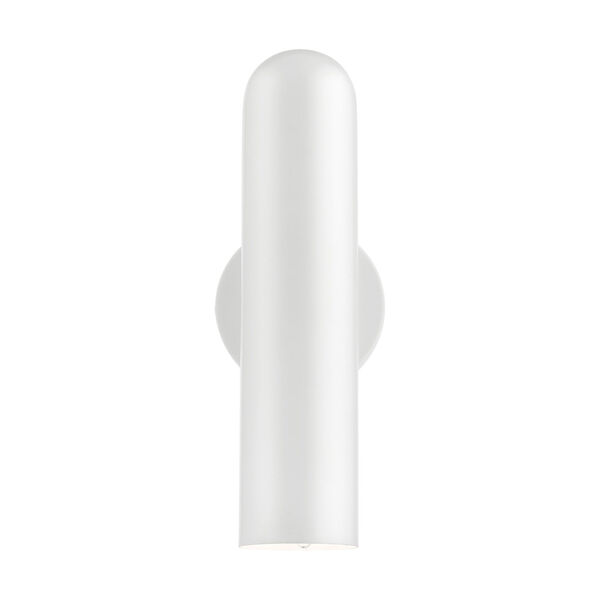 Ardmore Shiny White One-Light ADA Wall Sconce, image 3