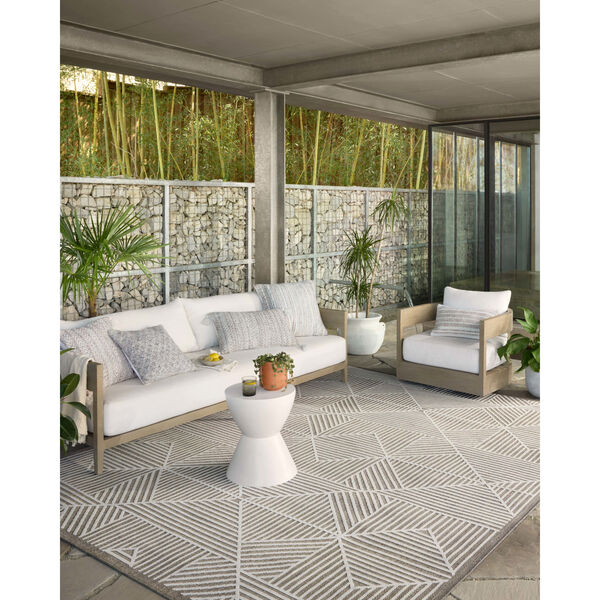Rainier Natural and Ivory Indoor/Outdoor Area Rug, image 2