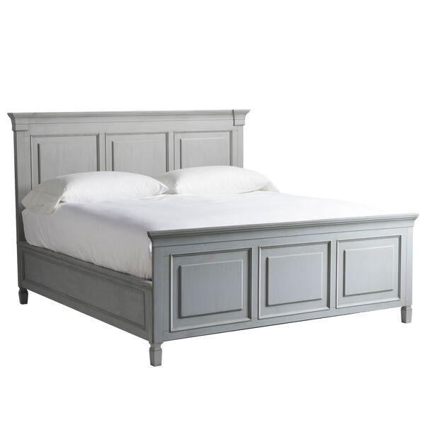 Summer Hill French Gray Panel Bed, image 1