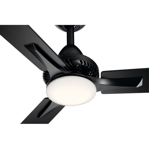 Kosmus Satin Black 52-Inch LED Ceiling Fan, image 4