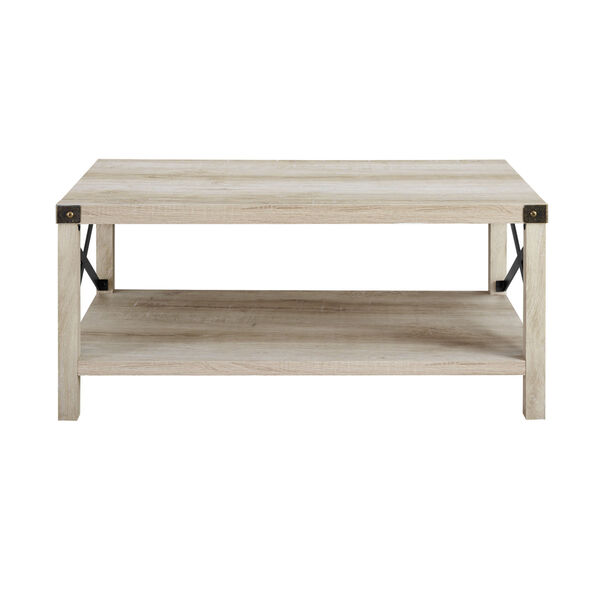 White Oak and Bronze Coffee Table, image 3