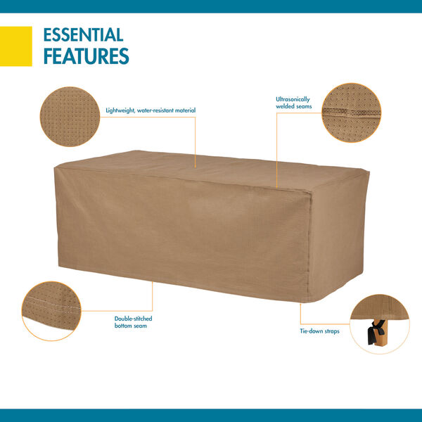 Essential Latte 47-Inch Rectangular Coffee Table Cover, image 3