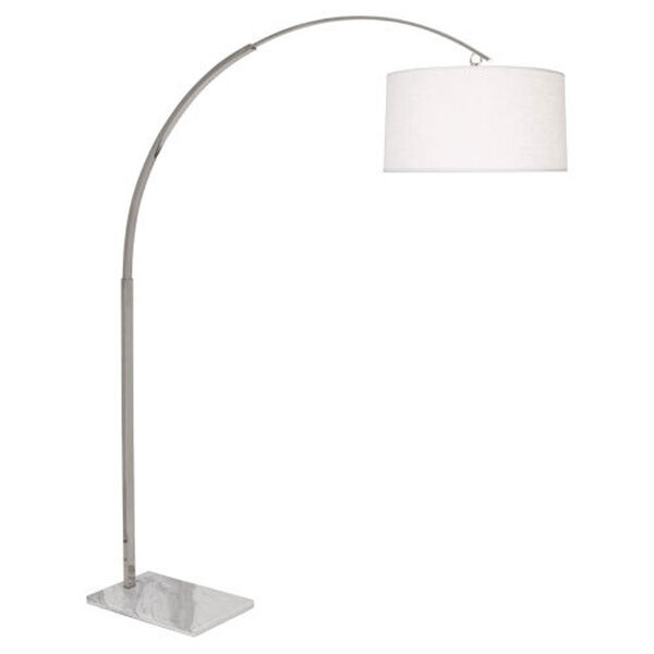 Archer Polished Nickel Two-Light Floor Lamp, image 1