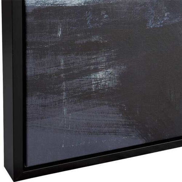 Black and Blue Framed Abstract Art, image 4