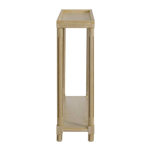 Harrison Distressed Oak End Table with Shelf, Set of 2, image 3