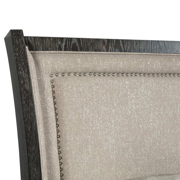 Eve Black Upholstered Panel Bed, image 4