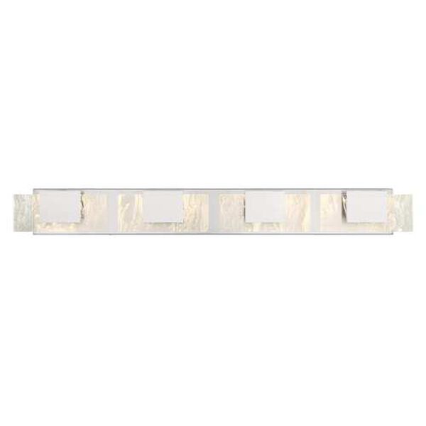 Kasha Chrome Nickel Four-Light Integrated LED Bath Vanity, image 1