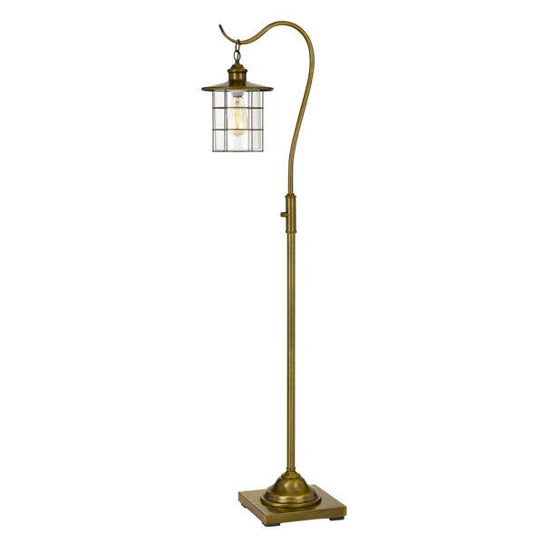 Silverton Antique Brass One-Light Floor Lamp, image 3