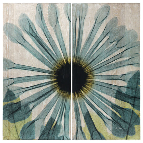 Wild Flower Giclee Printed on Hand Finished Ash Wood Wall Art, image 2