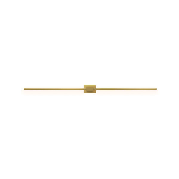 Z-Bar Gold Soft Warm Integrated LED Center Mount Bath Stripe, image 2