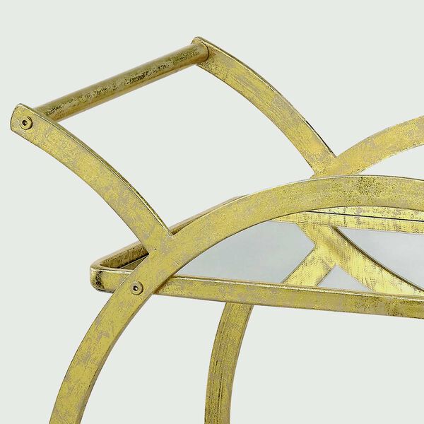 Gold Ring Bar Cart, image 4