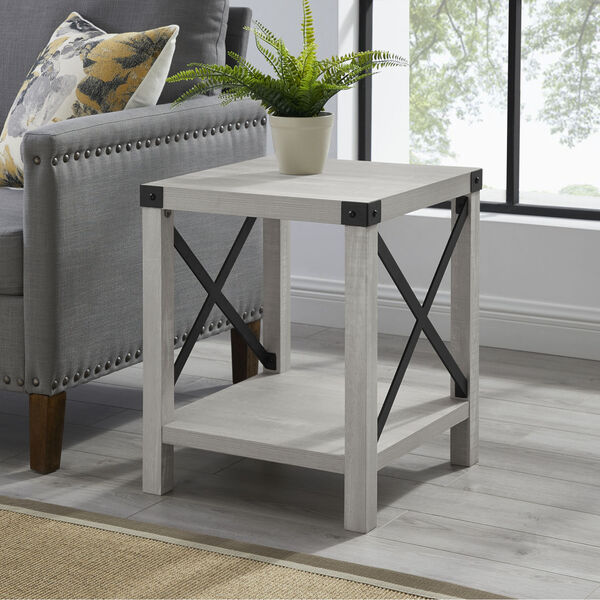 Gray Side Table, image 2