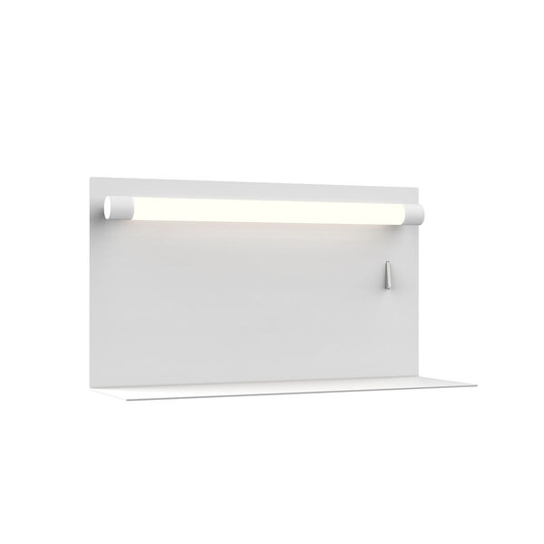 Dresden White 12-Inch LED Wall Sconce, image 1
