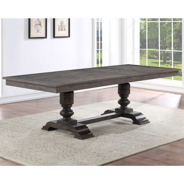 Hutchins Washed Espresso  Dining Table, image 1