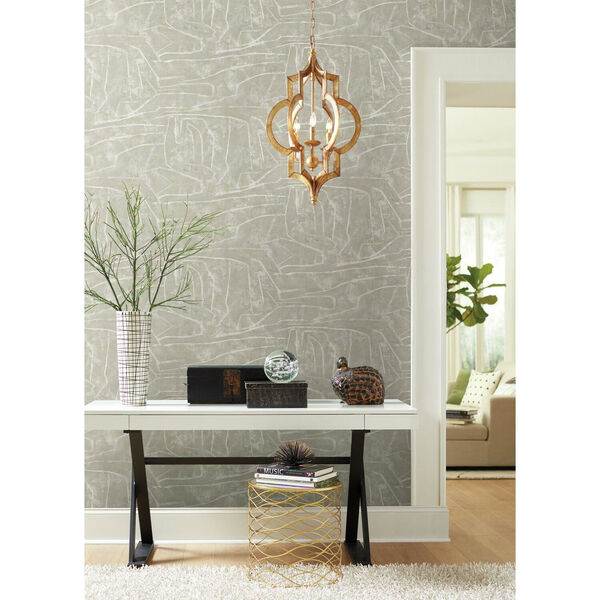 Urban Chalk Neutral and Pearl Peel and Stick Wallpaper, image 1