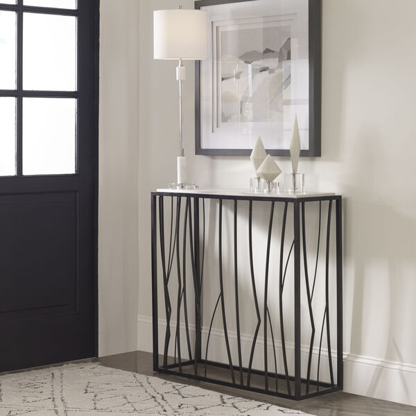 Reed Dark Iron 36-Inch Console Table, image 2