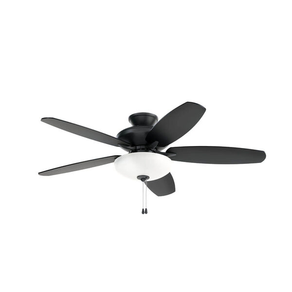 Renew Select Satin Black 52-Inch LED Ceiling Fan, image 1