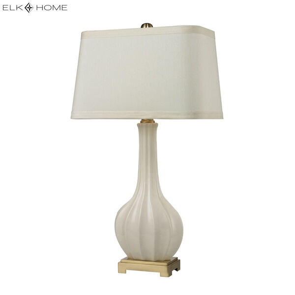 Aster White and Brass One-Light Table Lamp, image 5