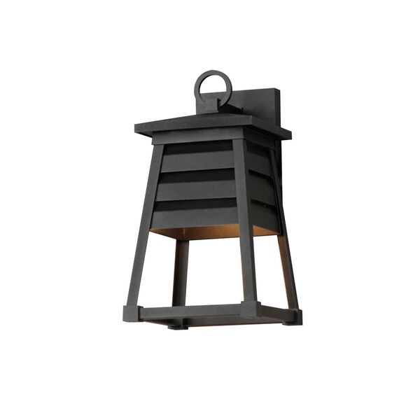Shutters Black One-Light Outdoor Wall Sconce, image 1