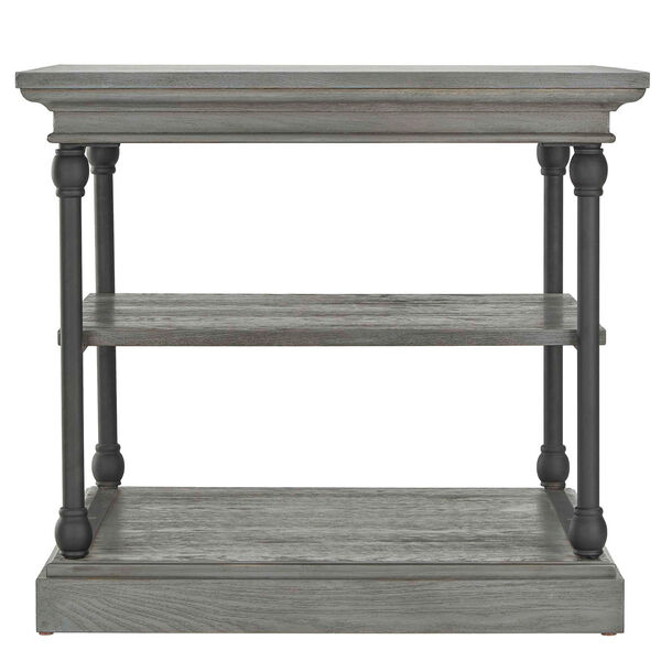 Lubeck Worn Grey End Table, image 1